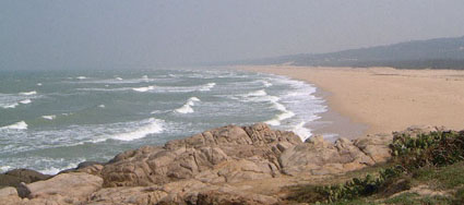 View of beach from Dajiao
