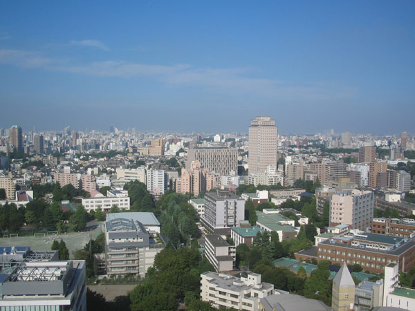 View from Myōgadani looking west